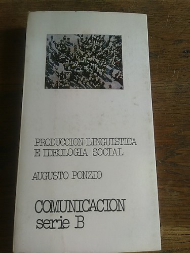 Portada del libro de PRODUCCIÓN LINGÜÍSTICA E IDEOLOGÍA SOCIAL.