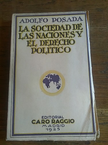 Portada del libro de LAS SOCIEDAD DE LAS NACIONES Y EL DERECHO POLÍTICO