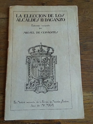 Portada del libro de LA ELECCIÓN DE LOS ALCALDES DE AGANZO