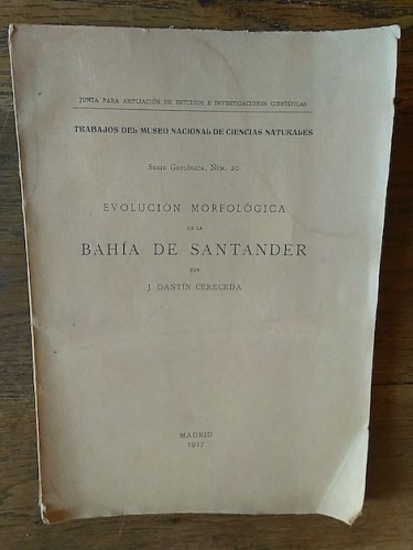 Portada del libro de EVOLUCIÓN MORFOLÓGICA DE LA BAHÍA DE SANTANDER