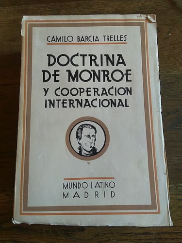 Portada del libro de DOCTRINA DE MONROE Y COOPERACIÓN INTERNACIONAL