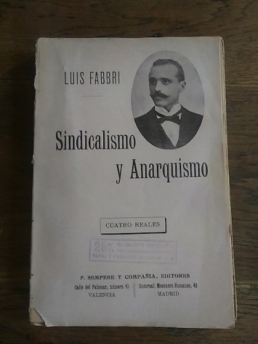 Portada del libro de SINDICALISMO Y ANARQUISMO