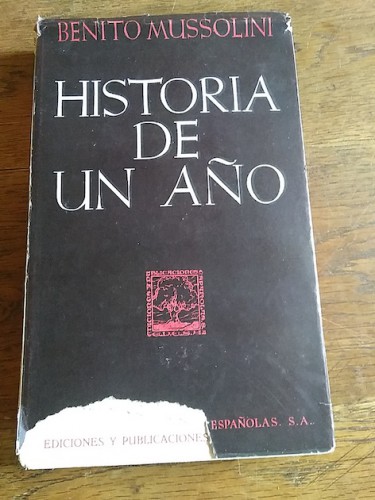 Portada del libro de HISTORIA DE UN AÑO