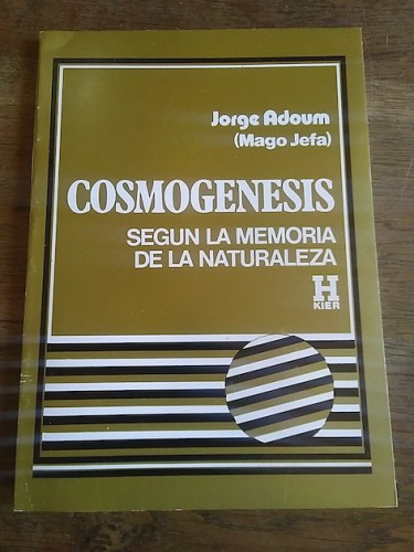 Portada del libro de COSMOGÉNESIS SEGÚN LA MEMORIA DE LA NATURALEZA