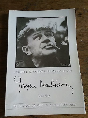 Portada del libro de JOSEPH L. MANKIEWICZ. Un maestro de cine