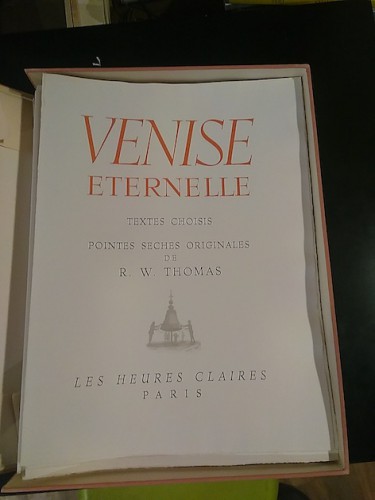 Portada del libro VENISE ETERNELLE