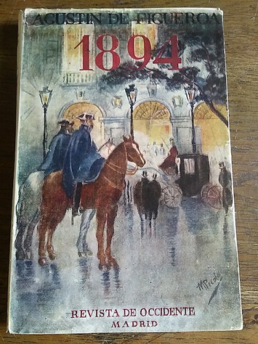 Portada del libro de 1894. LA VIDA DE UN AÑO