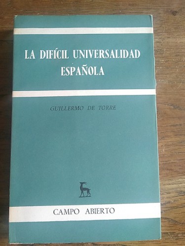 Portada del libro de LA DIFÍCIL UNIVERSIDAD ESPAÑOLA