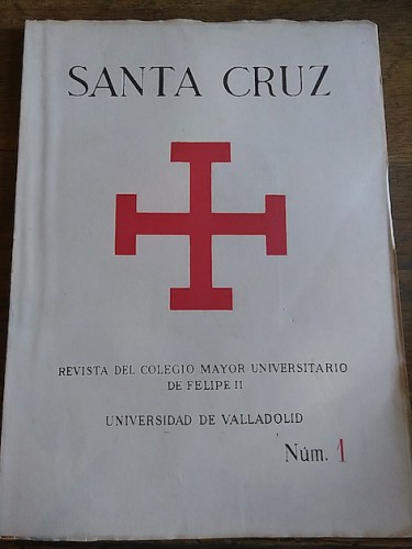 Portada del libro de SANTA CRUZ. Revista del Colegio Mayor Universitario de Felipe II. Núm. 1. Año I