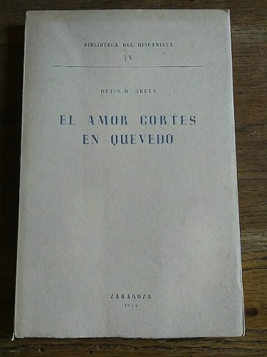 Portada del libro de EL AMOR CORTÉS EN QUEVEDO