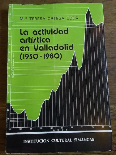 Portada del libro de LA ACTIVIDAD ARTÍSTICA EN VALLADOLID (1950-1980)