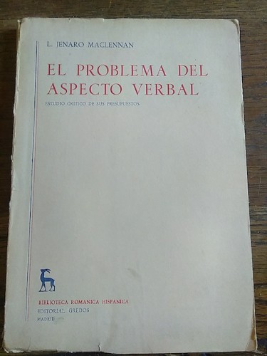 Portada del libro de EL PROBLEMA DEL ASPECTO VERBAL