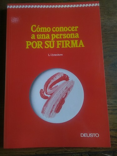 Portada del libro de CÓMO CONCOCER A UNA PERSONA POR SU FIRMA