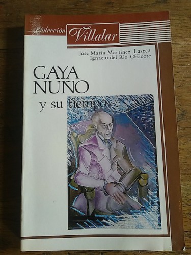 Portada del libro de GAYA NUÑO Y SU TIEMPO