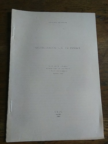 Portada del libro de NEUTRALIZACIÓN G-/K- EN ESPAÑOL
