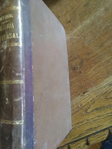 Portada del libro de HISTORIA UNIVERSAL, desde los tiempos más remotos hasta nuestros días. TOMO III