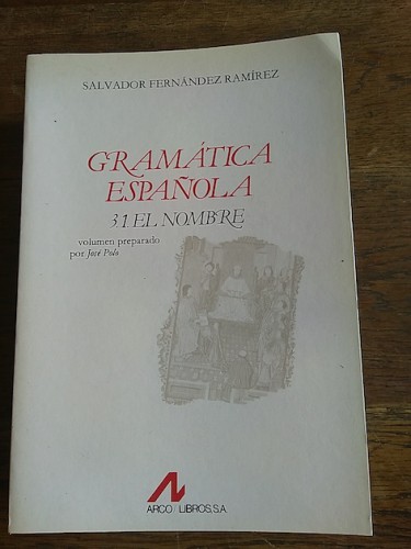 Portada del libro de GRAMÁTICA ESPAÑOLA 3.1. EL NOMBRE