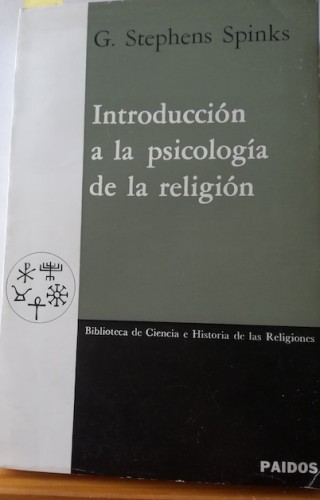 Portada del libro de INTRODUCCIÓN A LA PSICOLOGÍA DE LA RELIGIÓN