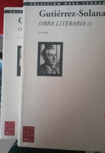 Portada del libro de OBRA LITERARIA. Tomo I y II