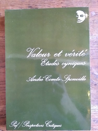 Portada del libro de VALEUR ET VERITÉ. Etudes cyniques