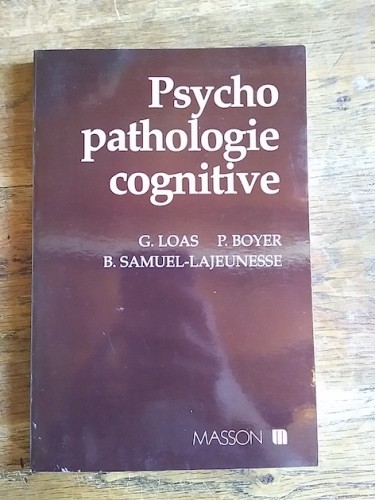 Portada del libro de PSYCHOPATHOLOGIE COGNITIVE