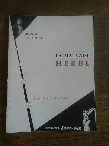 Portada del libro de LA MAUVAISE HERBE