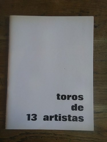 Portada del libro de TOROS DE 13 ARTISTAS