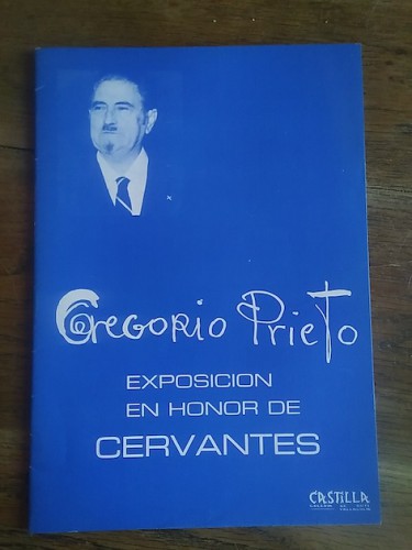 Portada del libro GREGORIO PRIETO. Exposición en honor de Cervantes 