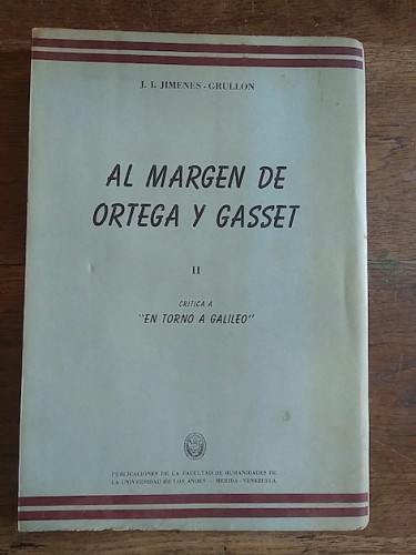 Portada del libro de AL MARGEN DE ORTEGA Y GASSET II. Crítica a 