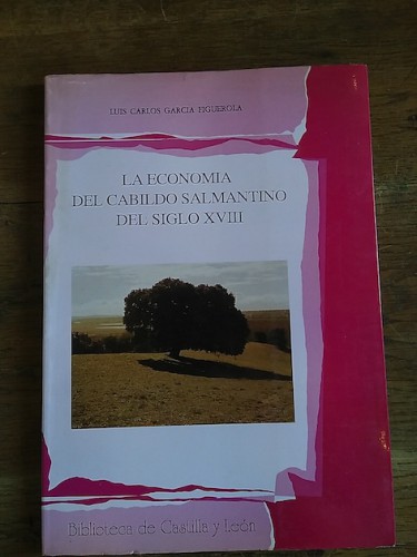 Portada del libro de LA ECONOMÍA DEL CABILDO SALMANTINO DEL SIGLO XVIII