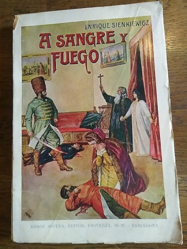 Portada del libro de A SANGRE Y FUEGO