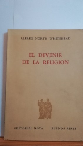 Portada del libro de EL DEVENIR DE LA RELIGIÓN