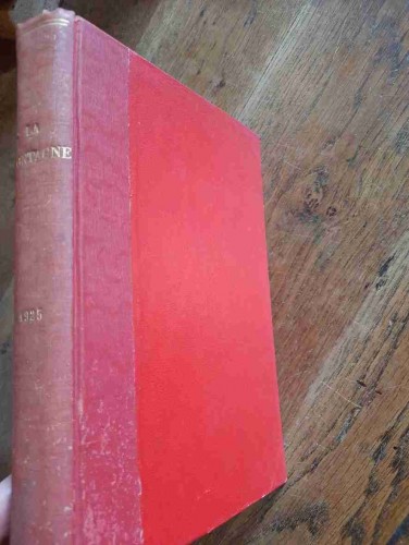 Portada del libro de LA MONTAGNE. Revue mensuelle du Club Alpin Français. Vol. XXI. 1925. Nos. 178 (janvier), 179 (février),...