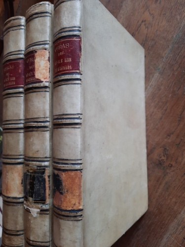 Portada del libro de OBRAS DEL V.P. M. FRAY LUIS DE GRANADA (3 tomos)