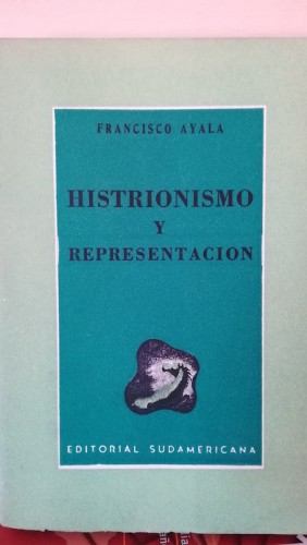 Portada del libro de HISTRIONISMO Y REPRESENTACIÓN