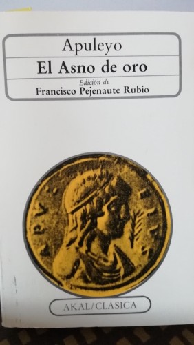 Portada del libro de EL ASNO DE ORO. Edición de Francisco Pejenaute Rubio