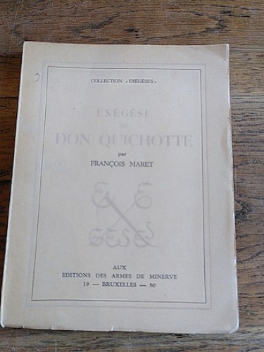 Portada del libro de EXEGÉSE DE DON QUICHOTTE