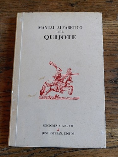 Portada del libro de MANUAL ALFABÉTICO DEL QUIJOTE