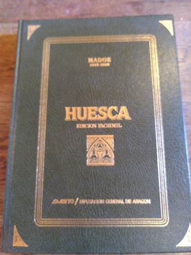 Portada del libro de HUESCA. Diccionario geográfico-estadístico-histórico de Castilla y León