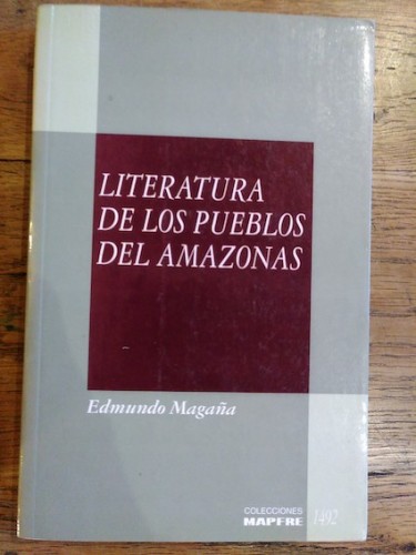 Portada del libro de Literatura de los pueblos del Amazonas