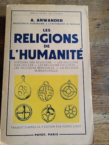 Portada del libro de LES RELIGIONS DE L'HUMANITÉ