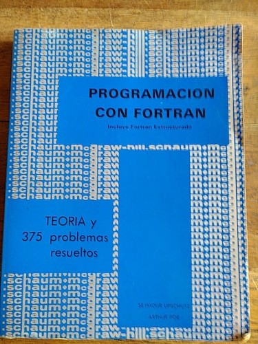 Portada del libro PROGRAMACIÓN CON FORTRAN. Teoría y 375 problemas resueltos