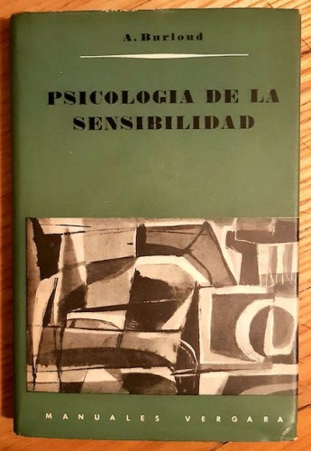 Portada del libro de PSICOLOGÍA DE LA SENSIBILIDAD