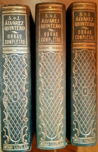 Portada del libro OBRAS COMPLETAS VOLUMEN I, II Y III Espasa Calpe