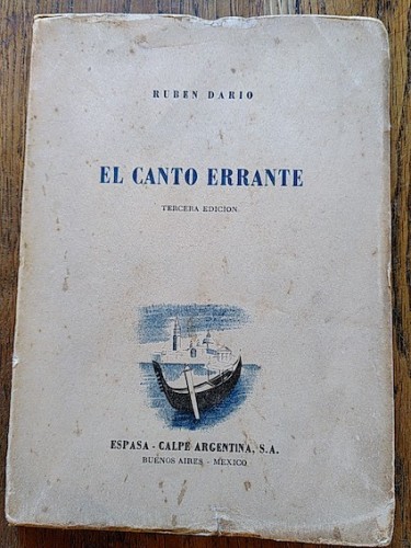 Portada del libro de EL CANTO ERRANTE. Tercera edición