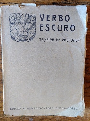Portada del libro de VERBO ESCURO