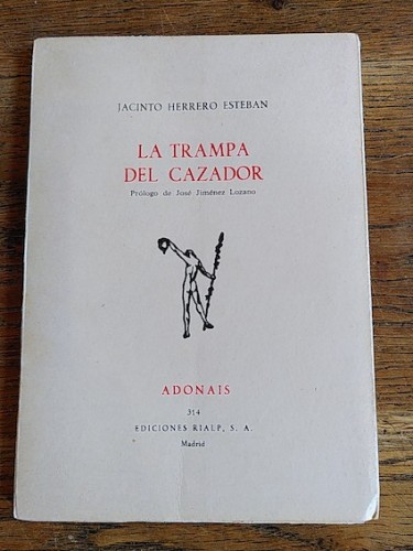 Portada del libro de LA TRAMPA DEL CAZADOR (dedicado)