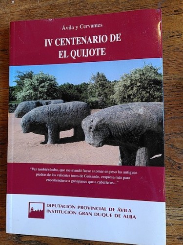 Portada del libro de Ávila y Cervantes. IV CENTENARIO DEL QUIJOTE