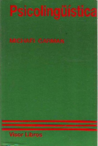 Portada del libro de PSICOLINGÜÍSTICA.