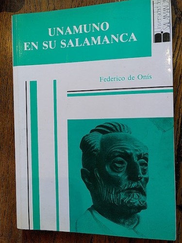 Portada del libro de Unamuno en su Salamanca